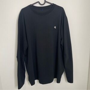 Ader Error Long Sleeve Patch Logo T-Shirt BKAFWLT04BK Size A1/M